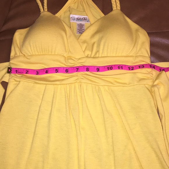 Belle du Jour empire waist tie back mini dress size Small - Picture 7 of 7